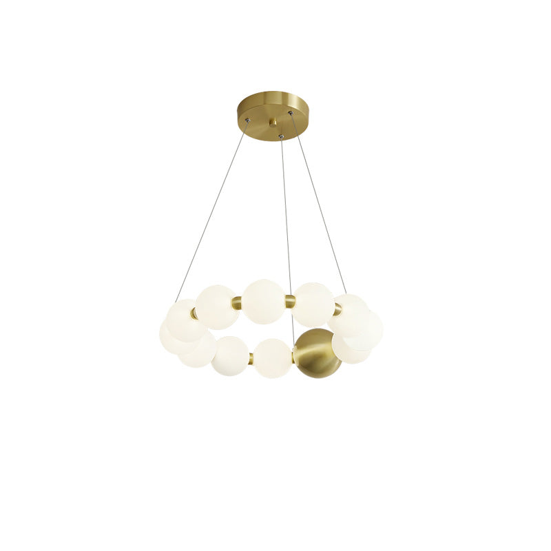 Acoji | Pear Necklace Circular Chandelier