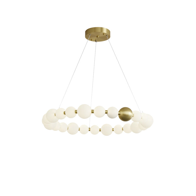 Acoji | Pear Necklace Circular Chandelier
