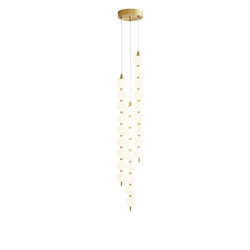 Acoji | Long Pearl Chandelier