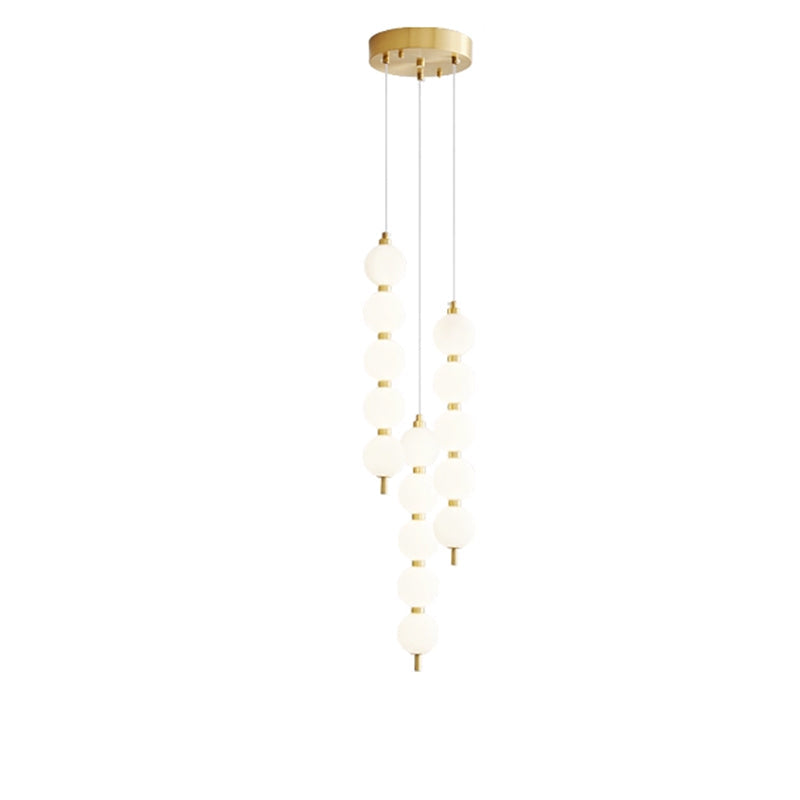 Acoji | Long Pearl Chandelier