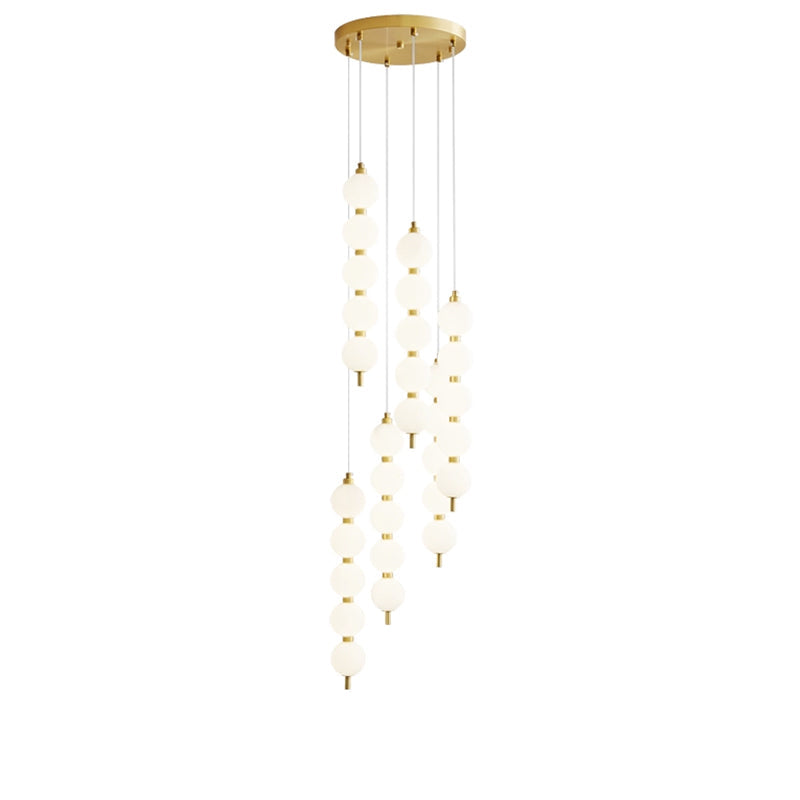 Acoji | Long Pearl Chandelier