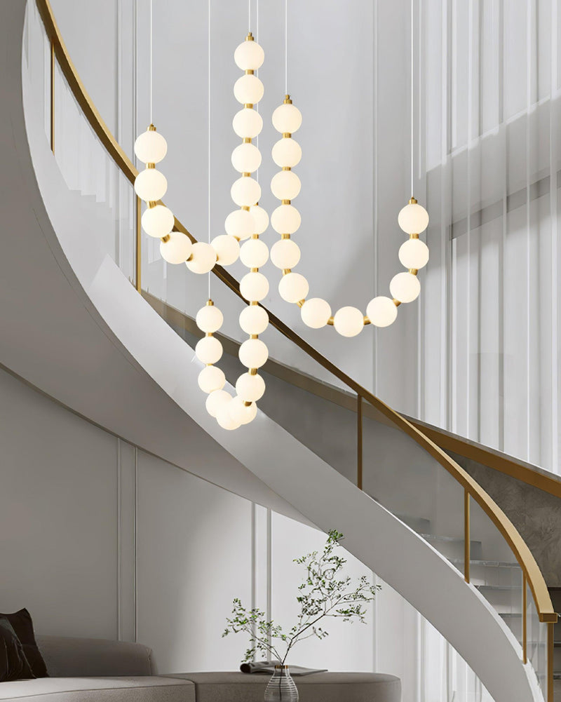Acoji | String Pearl Chandelier
