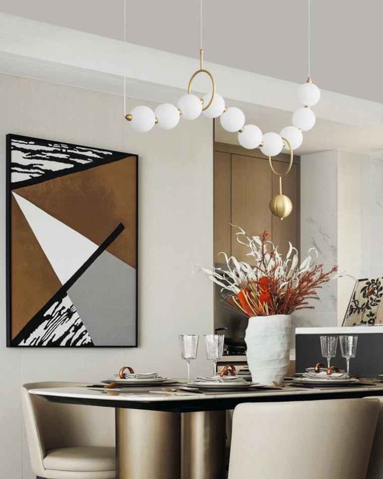 Acoji | String Pearl Chandelier