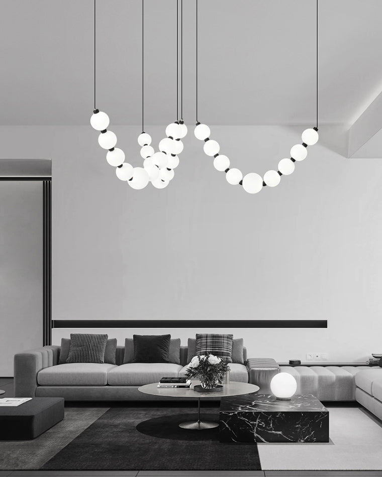 Acoji | Arc Pearl Chandelier