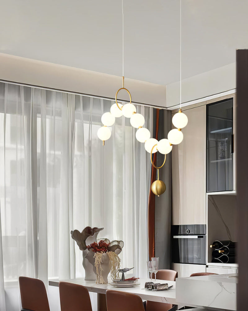 Acoji | String Pearl Chandelier