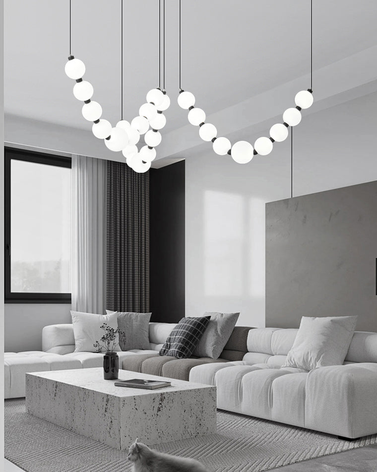 Acoji | Arc Pearl Chandelier