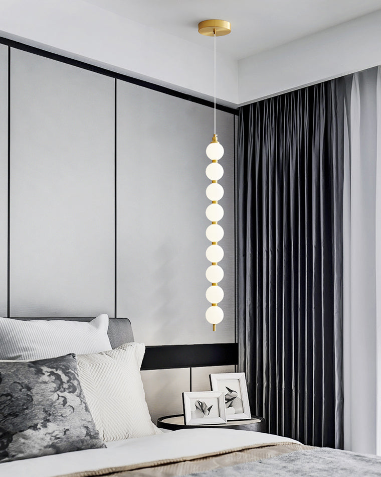 Acoji | Long Pearl Chandelier