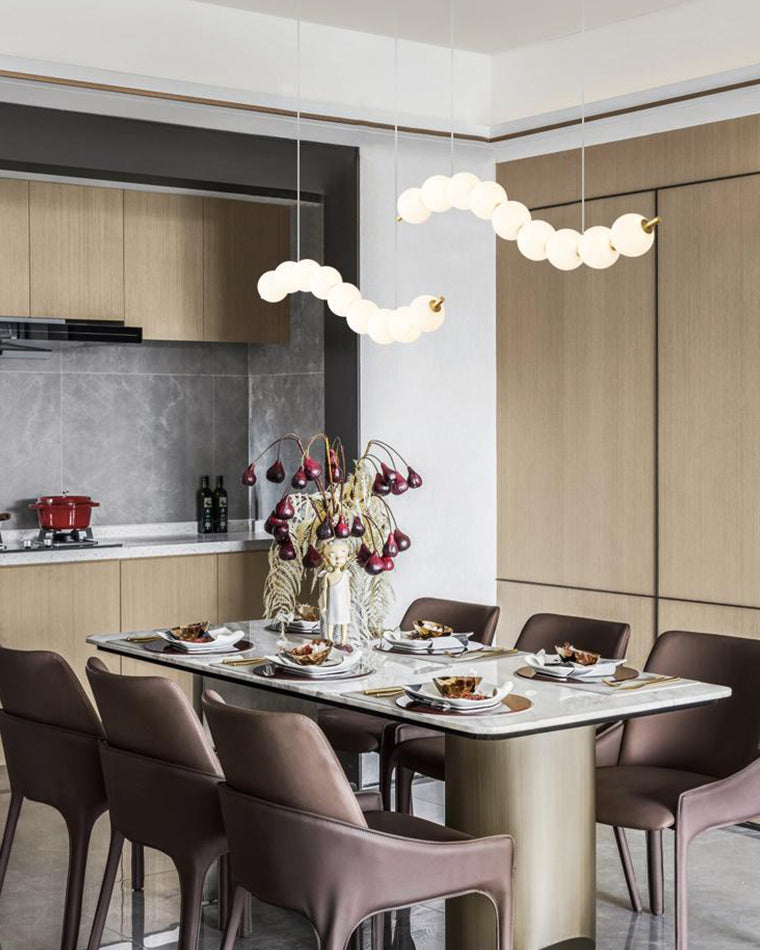 Acoji | String Pearl Chandelier