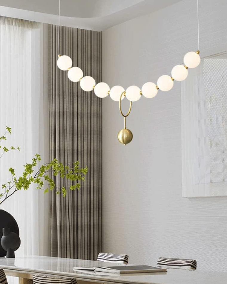 Acoji | String Pearl Chandelier
