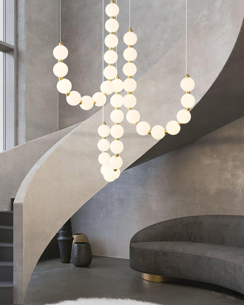 Acoji | String Pearl Chandelier