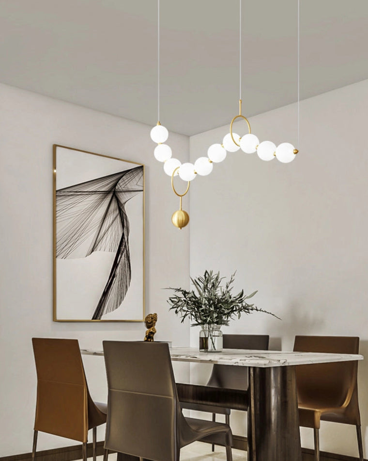 Acoji | String Pearl Chandelier