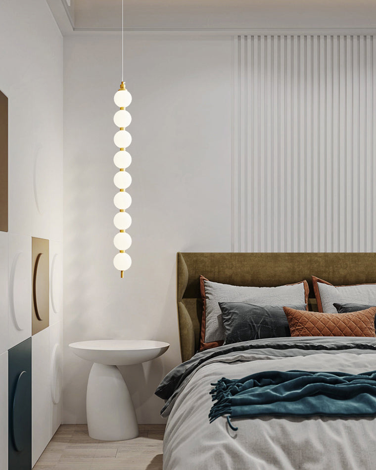 Acoji | Long Pearl Chandelier