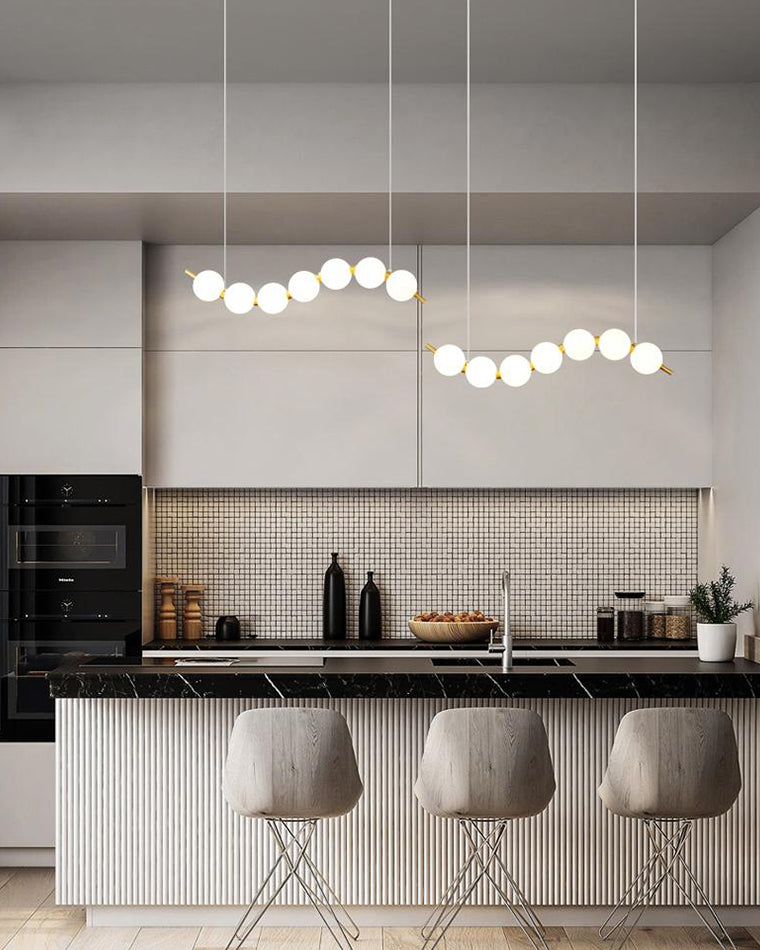 Acoji | String Pearl Chandelier