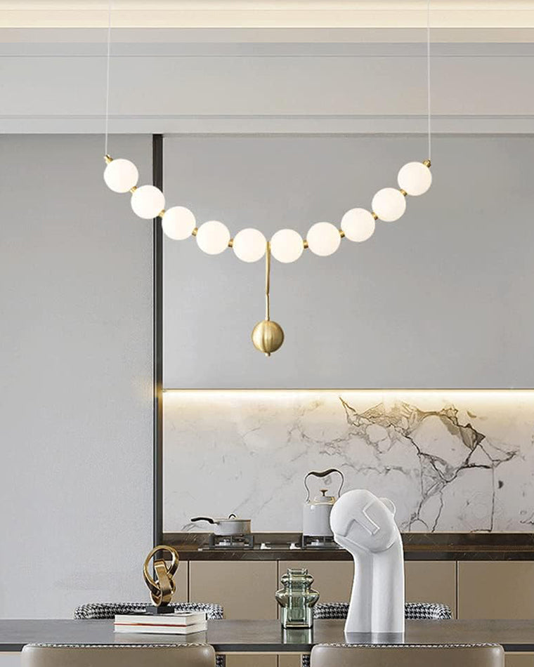 Acoji | String Pearl Chandelier