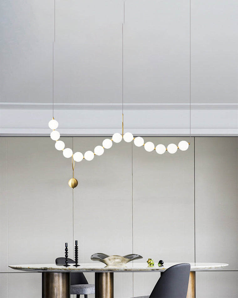 Acoji | String Pearl Chandelier