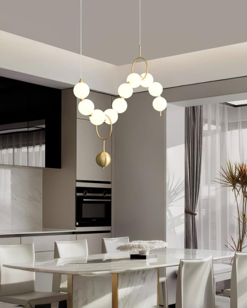 Acoji | String Pearl Chandelier