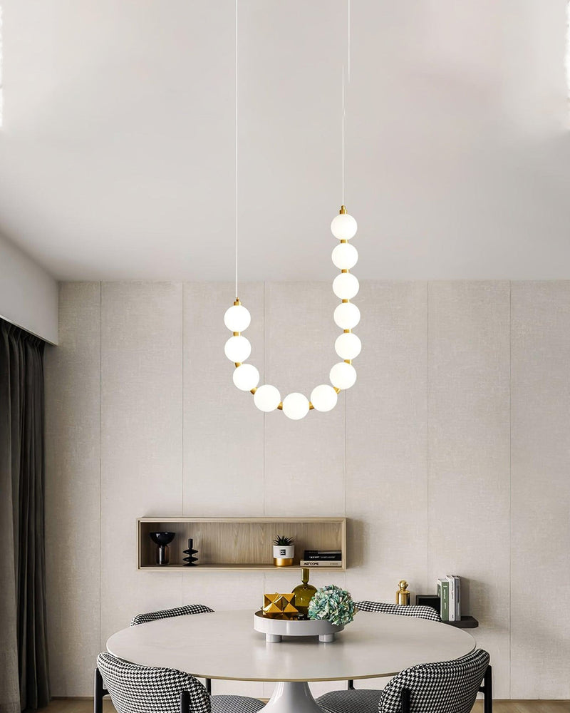 Acoji | String Pearl Chandelier