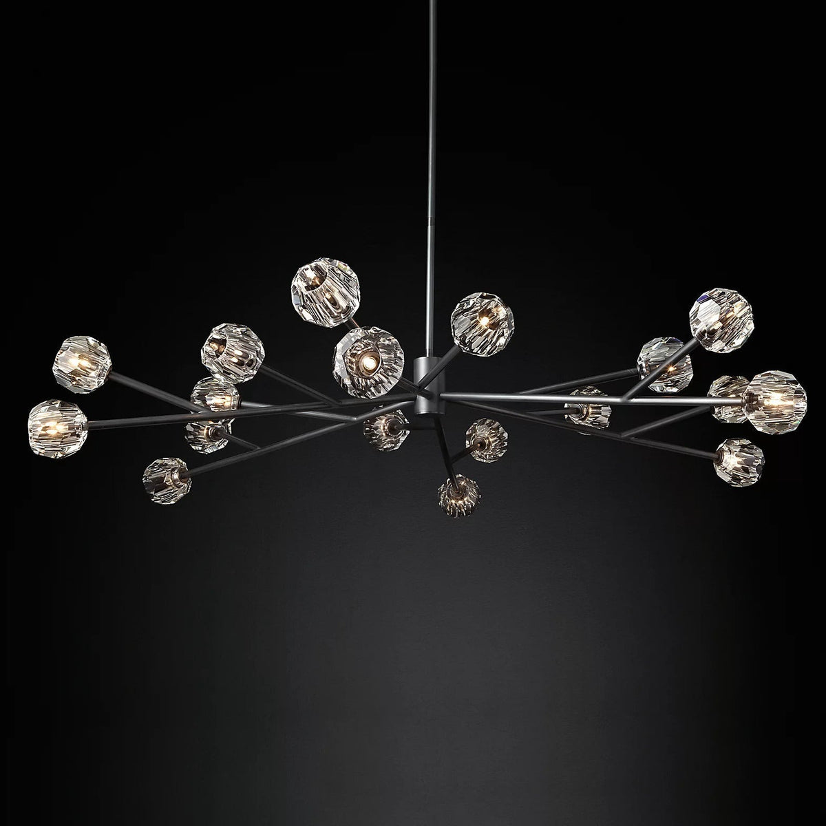 Boule Crystal Round Chandelier 72" - Franing