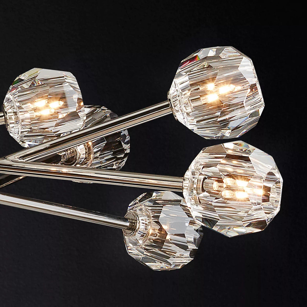 Boule Crystal Round Chandelier 72" - Franing