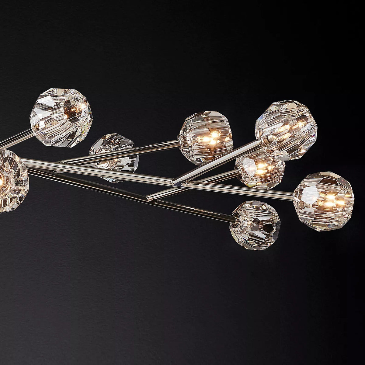 Boule Crystal Round Chandelier 72" - Franing