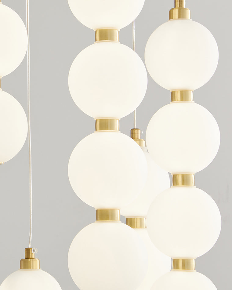Acoji | Long Pearl Chandelier
