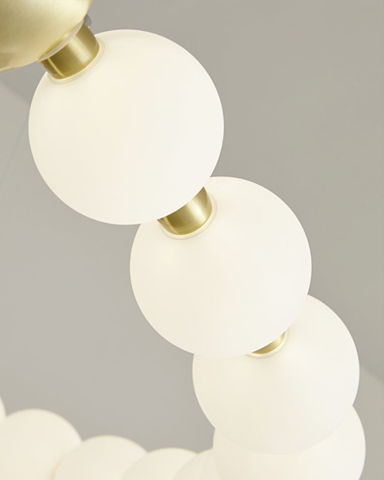 Acoji | Spiral Pearl Chandelier