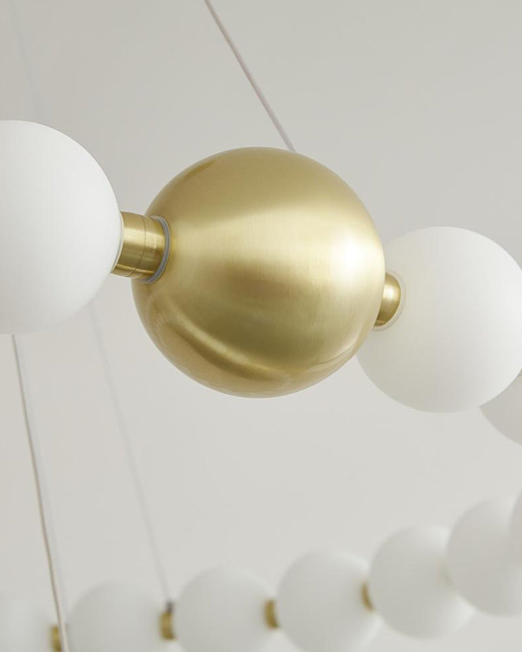 Acoji | Spiral Pearl Chandelier