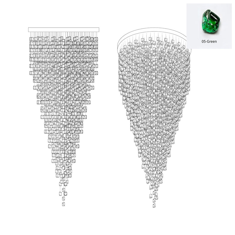 Crystal Stone Chandelier