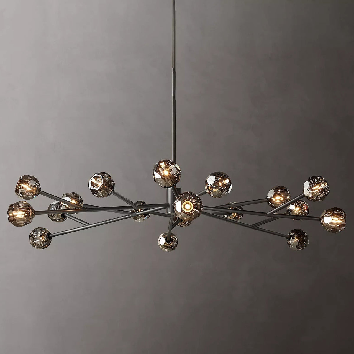 Boule Crystal Round Chandelier 72" - Franing