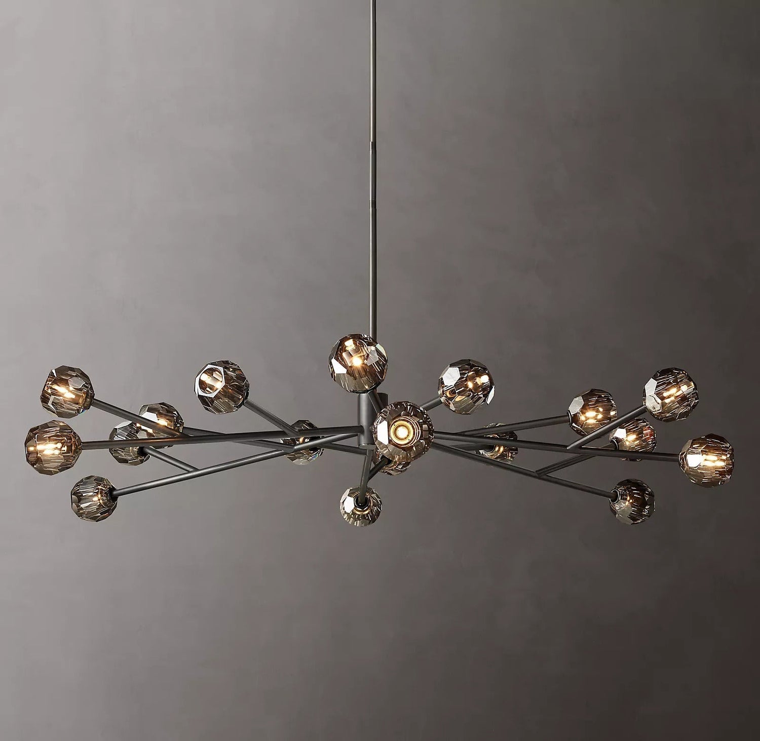 Boule Crystal Round Chandelier 72" - Franing