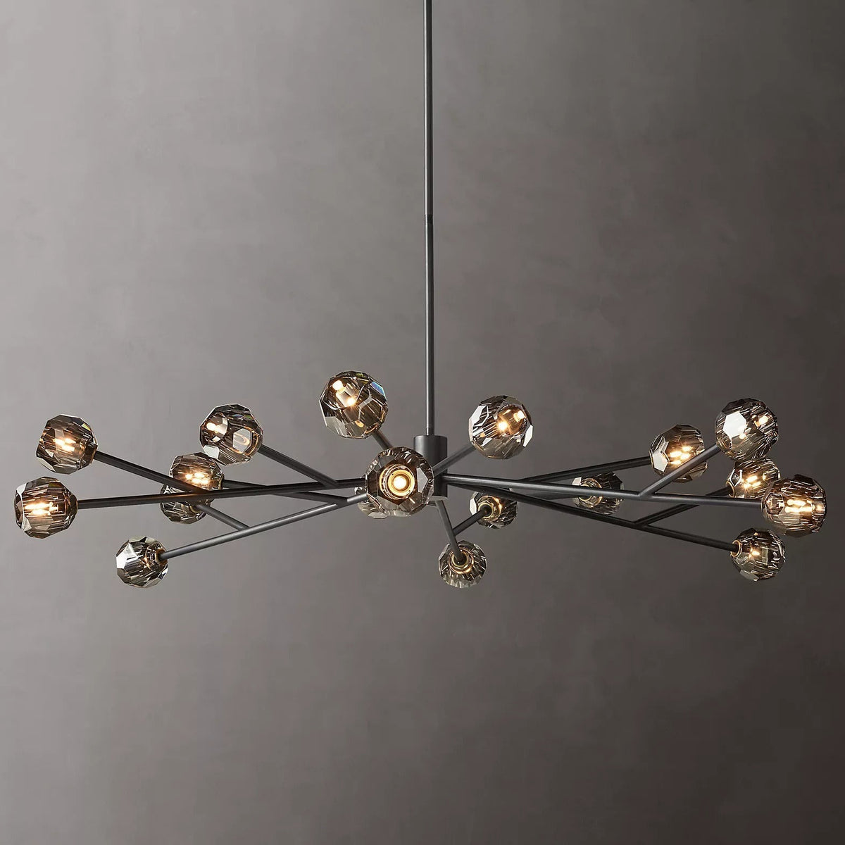 Boule Crystal Round Chandelier 72" - Franing