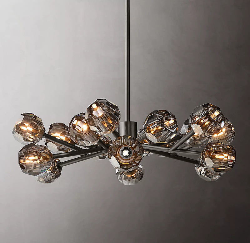 Boule Cristal Round Chandelier 36" - Franing