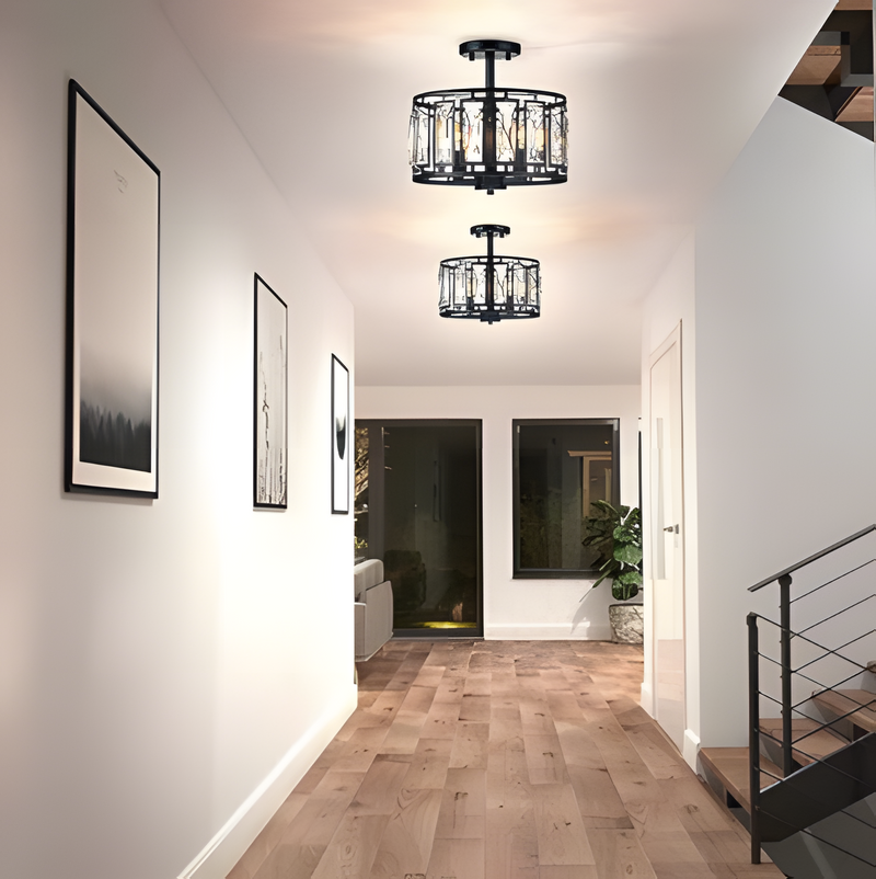 Sharinda 3 - Light Drum Chandelier