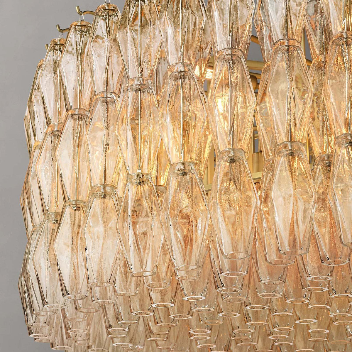 Chiara Glass Round Chandelier 47" - Franing