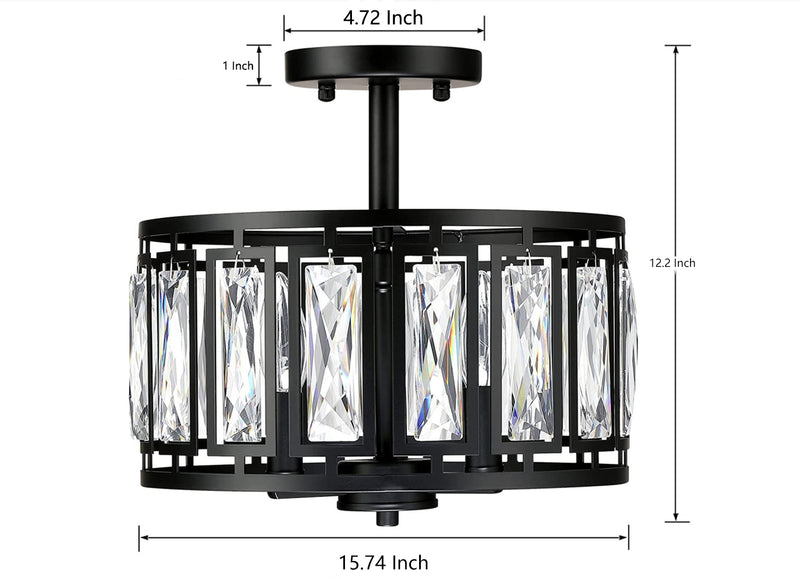 Sharinda 3 - Light Drum Chandelier