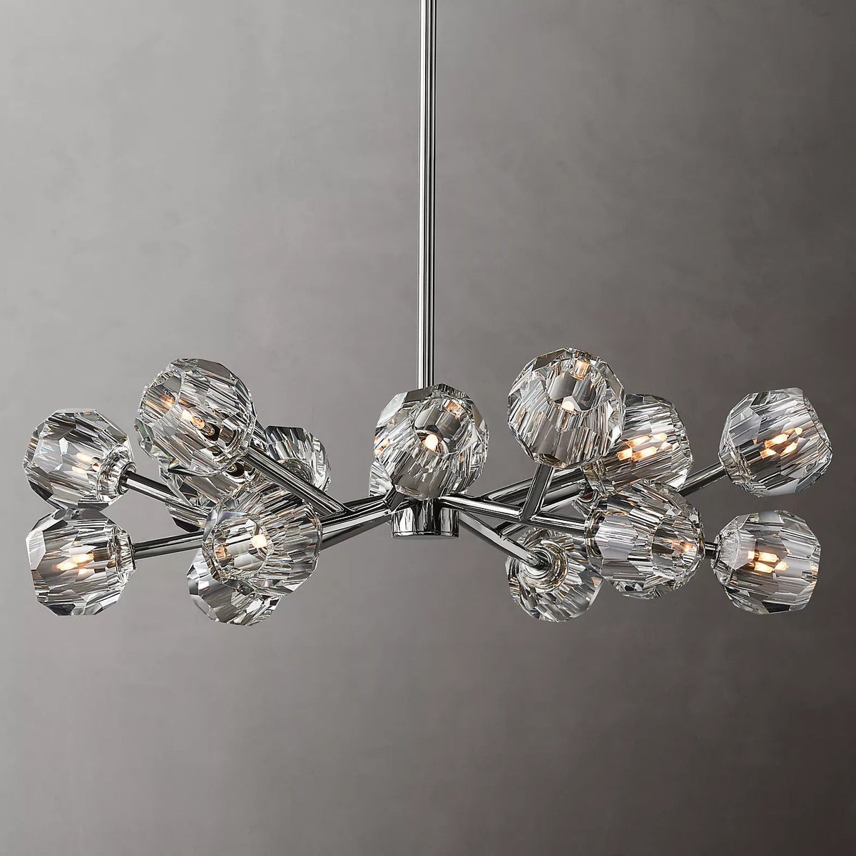 Boule Cristal Round Chandelier 36" - Franing