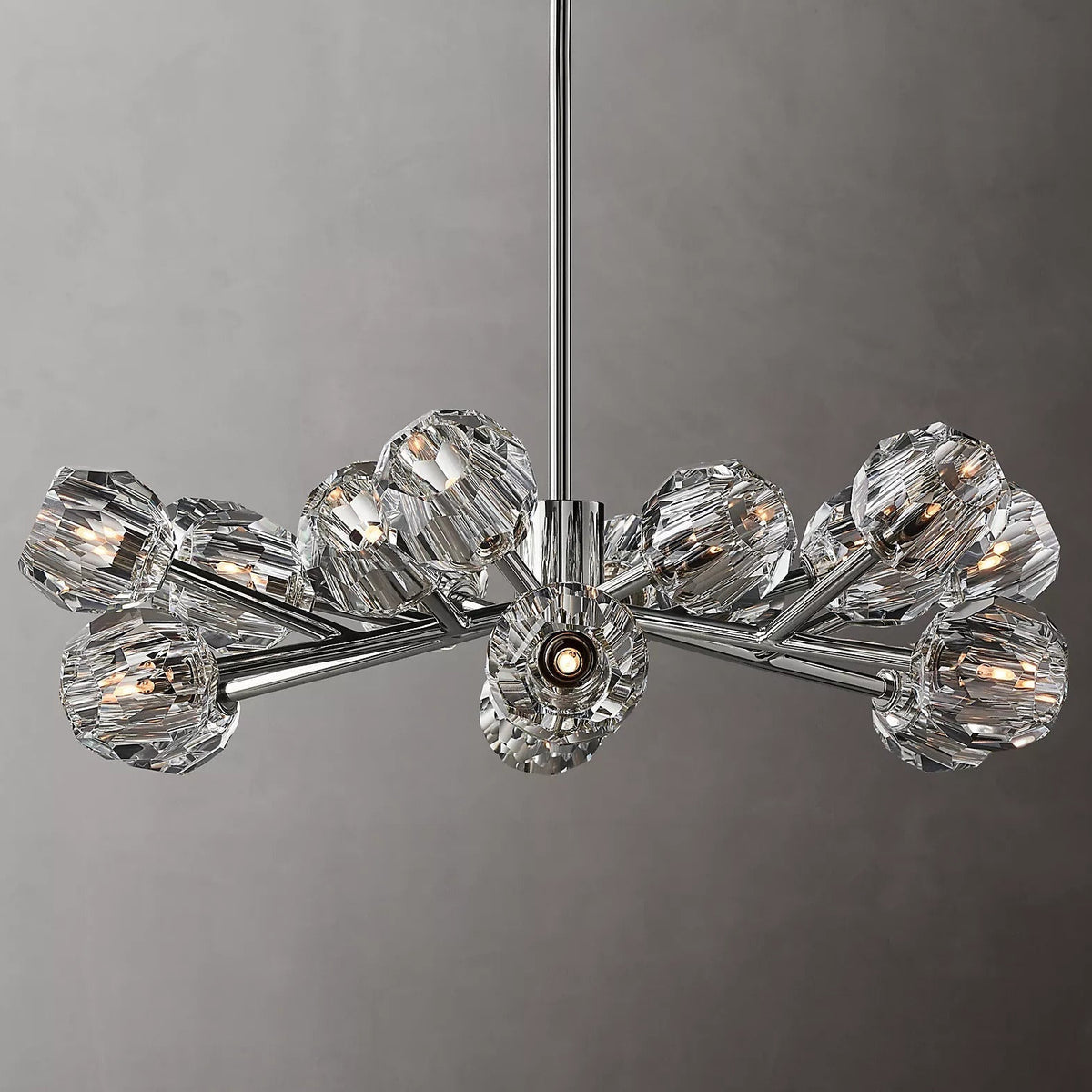 Boule Cristal Round Chandelier 36" - Franing