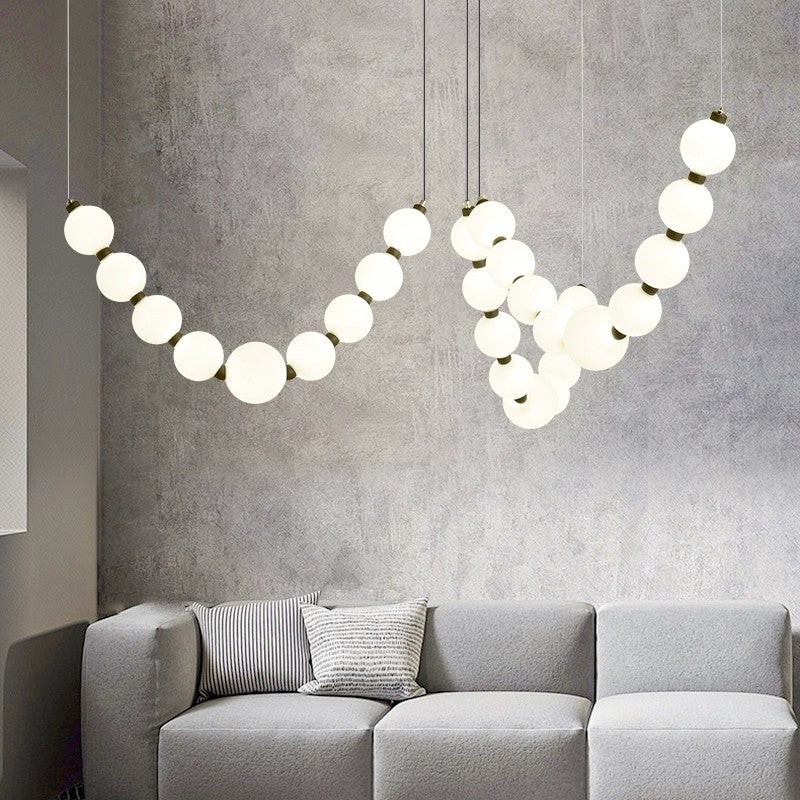 Acoji | Arc Pearl Chandelier
