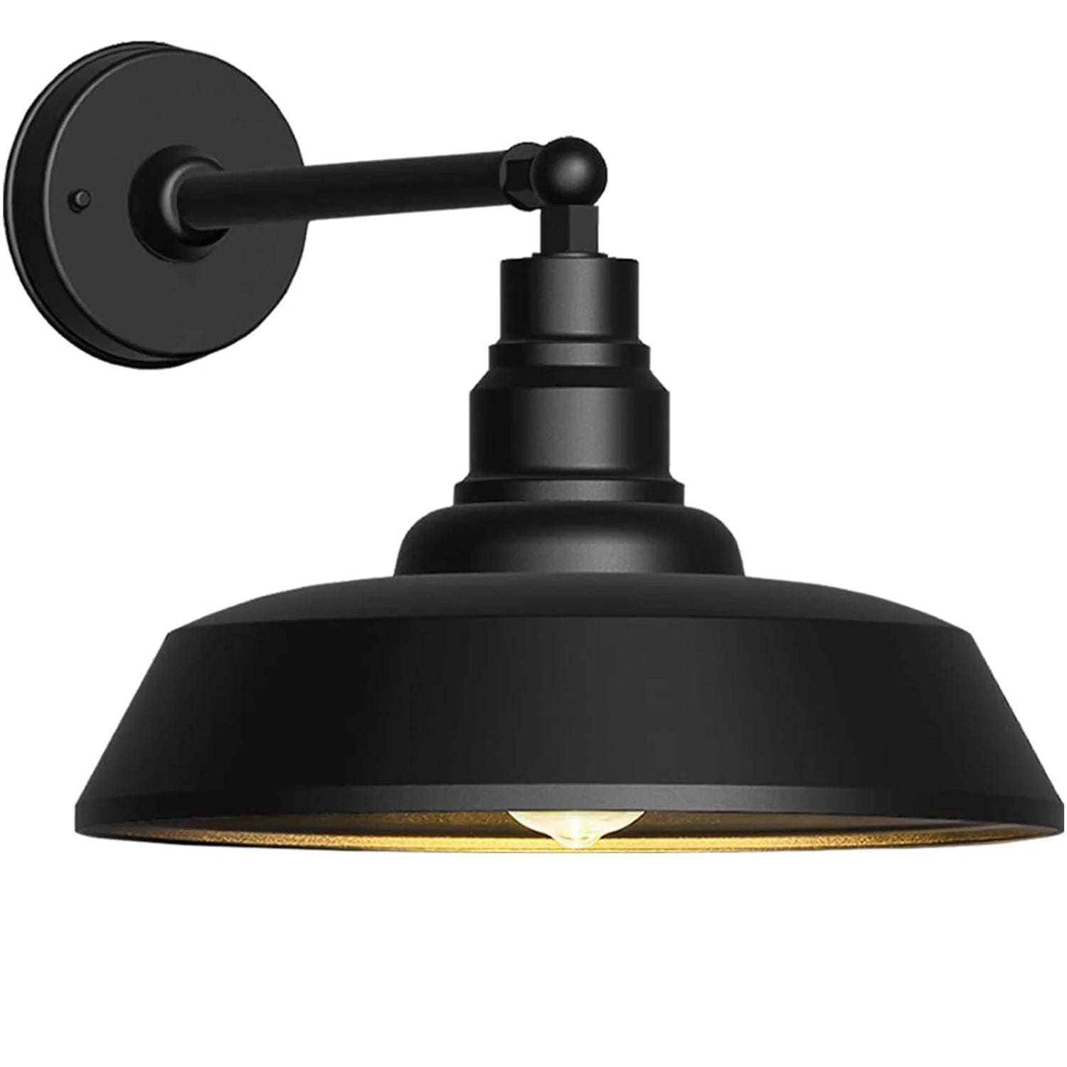 Premium Outdoor Barn Light – Straight Arm Farmhouse Wall Sconce for Patio. Garage. or Entryway