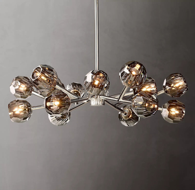 Boule Cristal Round Chandelier 36" - Franing