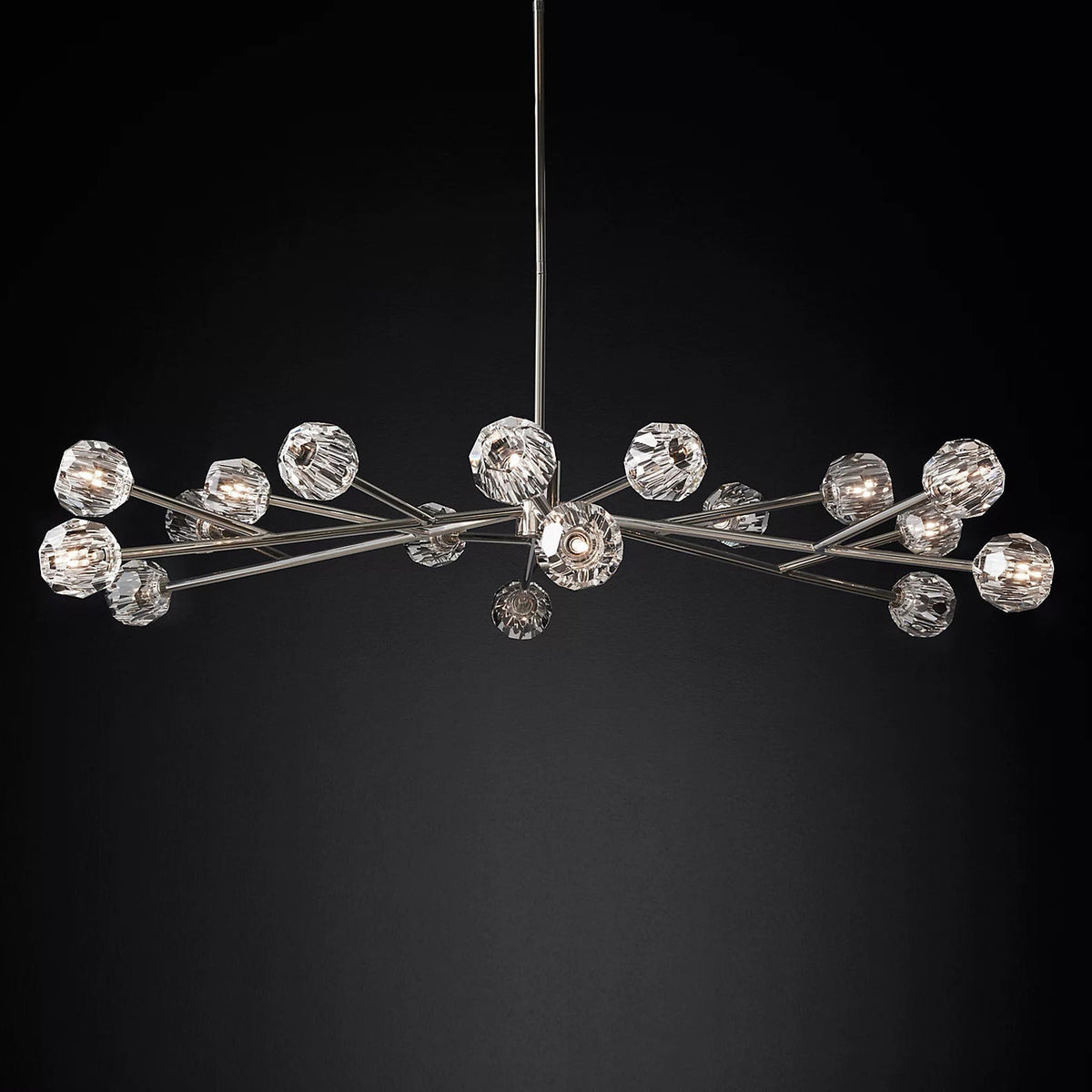 Boule Crystal Round Chandelier 72" - Franing