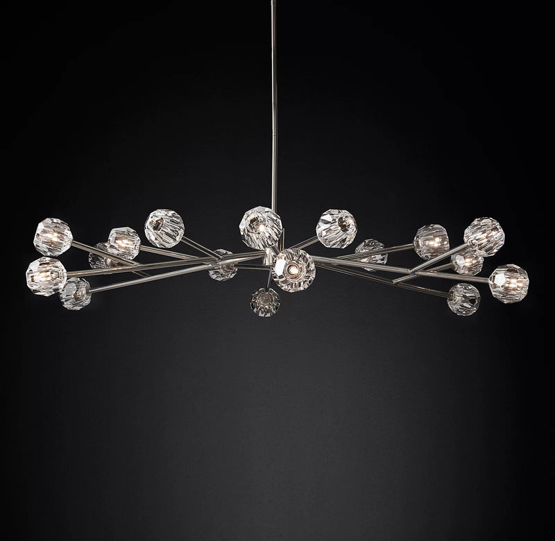 Boule Crystal Round Chandelier 72" - Franing