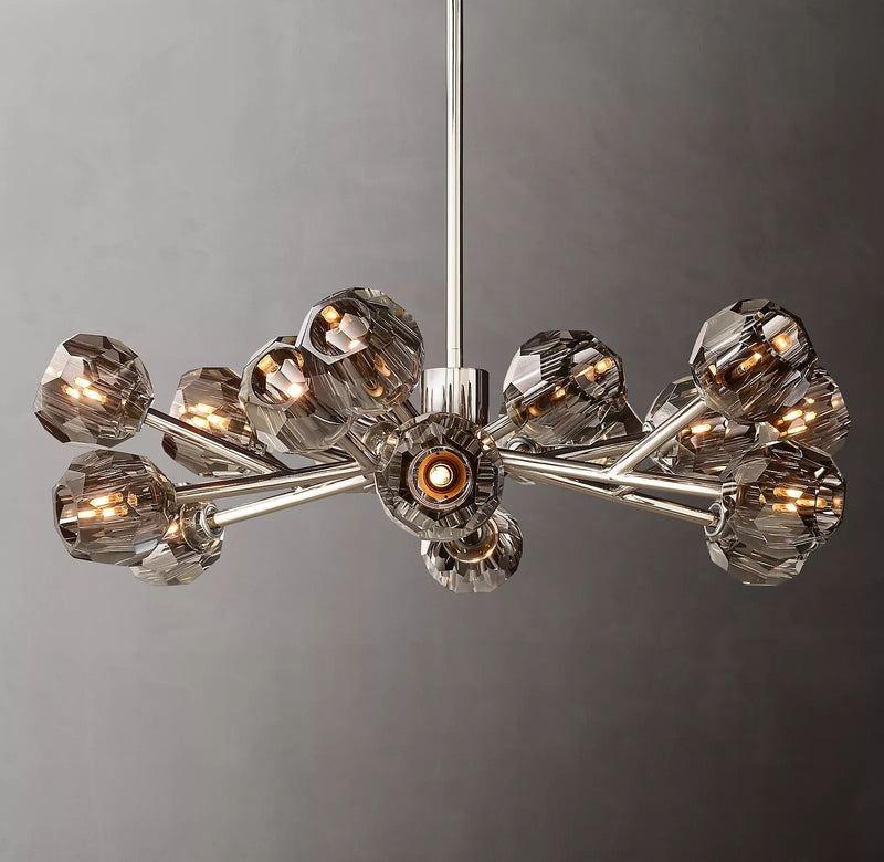 Boule Cristal Round Chandelier 36" - Franing
