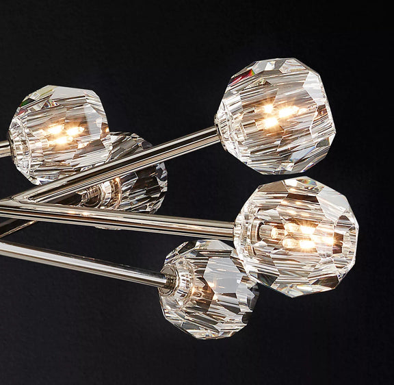 Boule Crystal Round Chandelier 72" - Franing