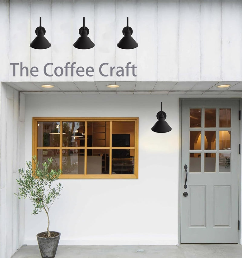 Gooseneck Outdoor Sign Light – Classic Farmhouse Style for Wall or Storefront