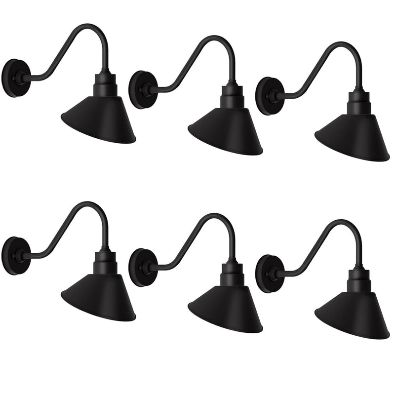 Gooseneck Outdoor Sign Light – Classic Farmhouse Style for Wall or Storefront