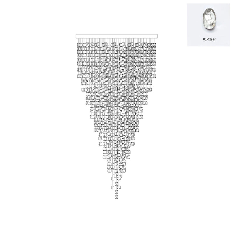 Crystal Stone Chandelier