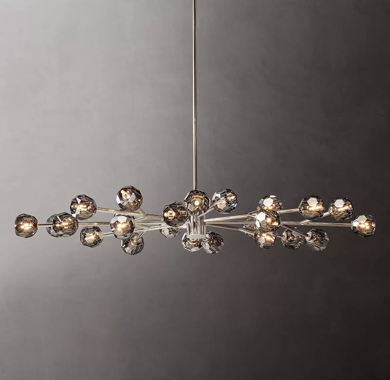Boule Crystal Round Chandelier 72" - Franing