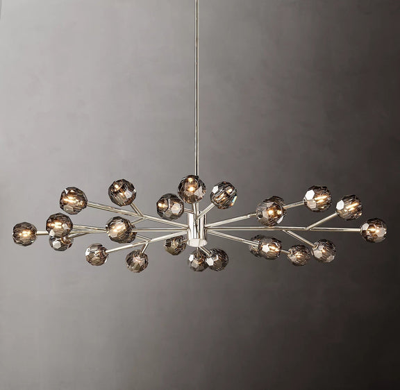 Boule Crystal Round Chandelier 72" - Franing