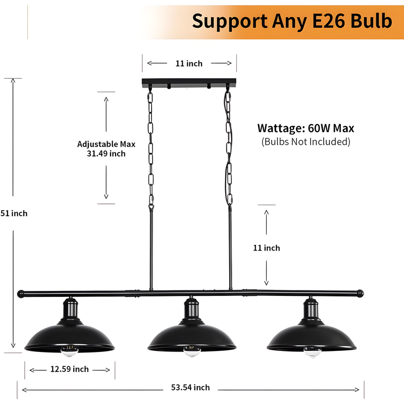 Pool Table Pendant Light